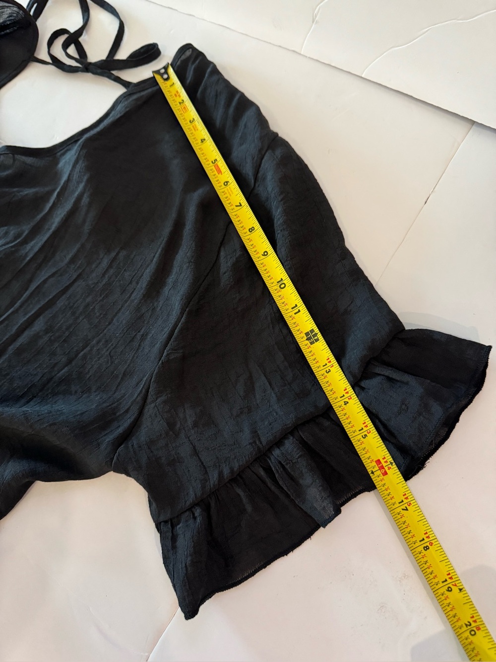 Ekouaer Fun Firty Ruffled Hem, Loose Fit, Lightweight Dress/ Coverup - Picture 14 of 14